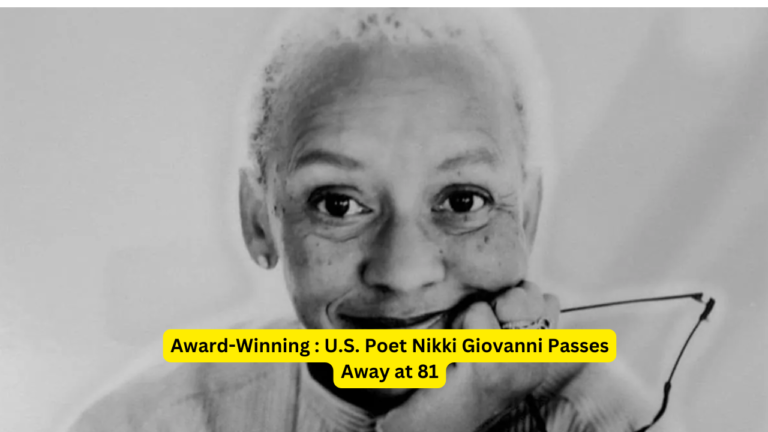 Poet Nikki Giovanni