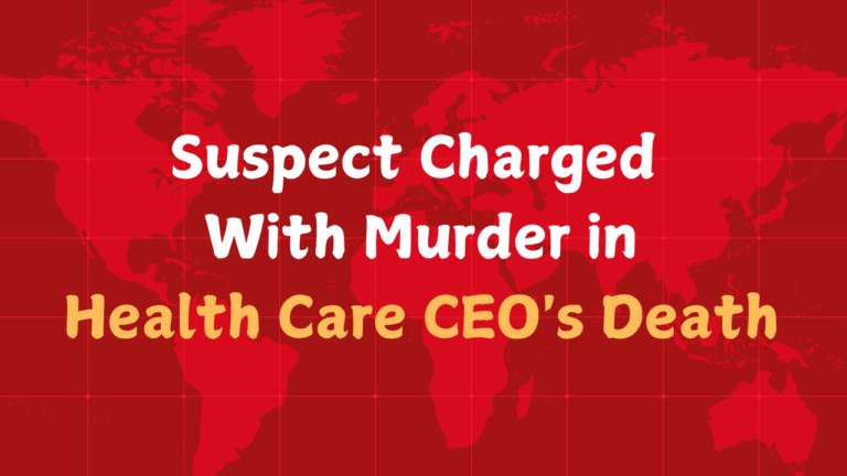 Suspect Charged With Murder in Health Care CEO's Death