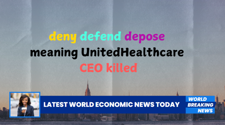 deny defend depose meaning UnitedHealthcare CEO killed